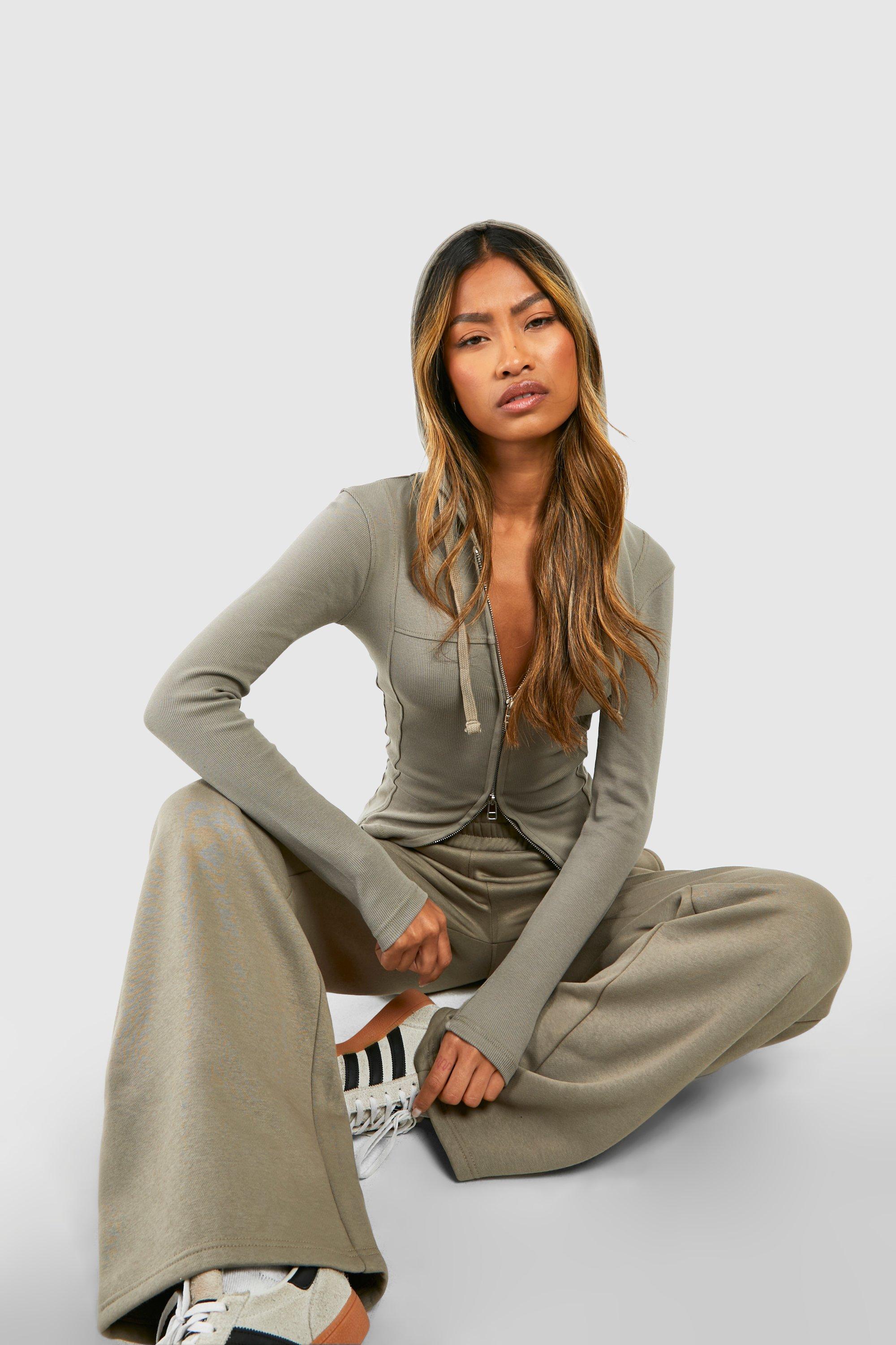 Jogging cotelé femme hotsell